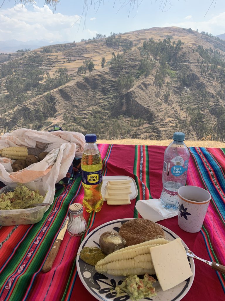 Organic lunch, Chinchero
