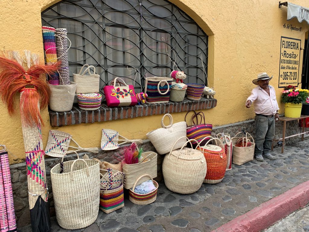 Basket Seller, Tepoztlan, Mexico ©2019, Cyndie Burkhardt