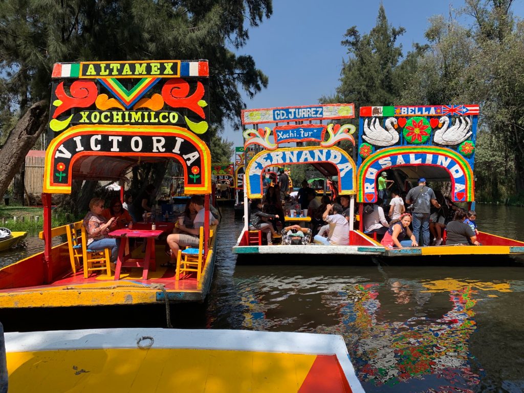 Trajineras, Xochimilco, Mexico ©2019, Cyndie Burkhardt