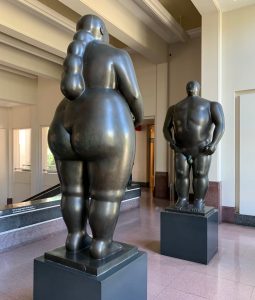Botero sculpture of Adam and Eve, Medellin, Colombia ©2019, Cyndie Burkhardt