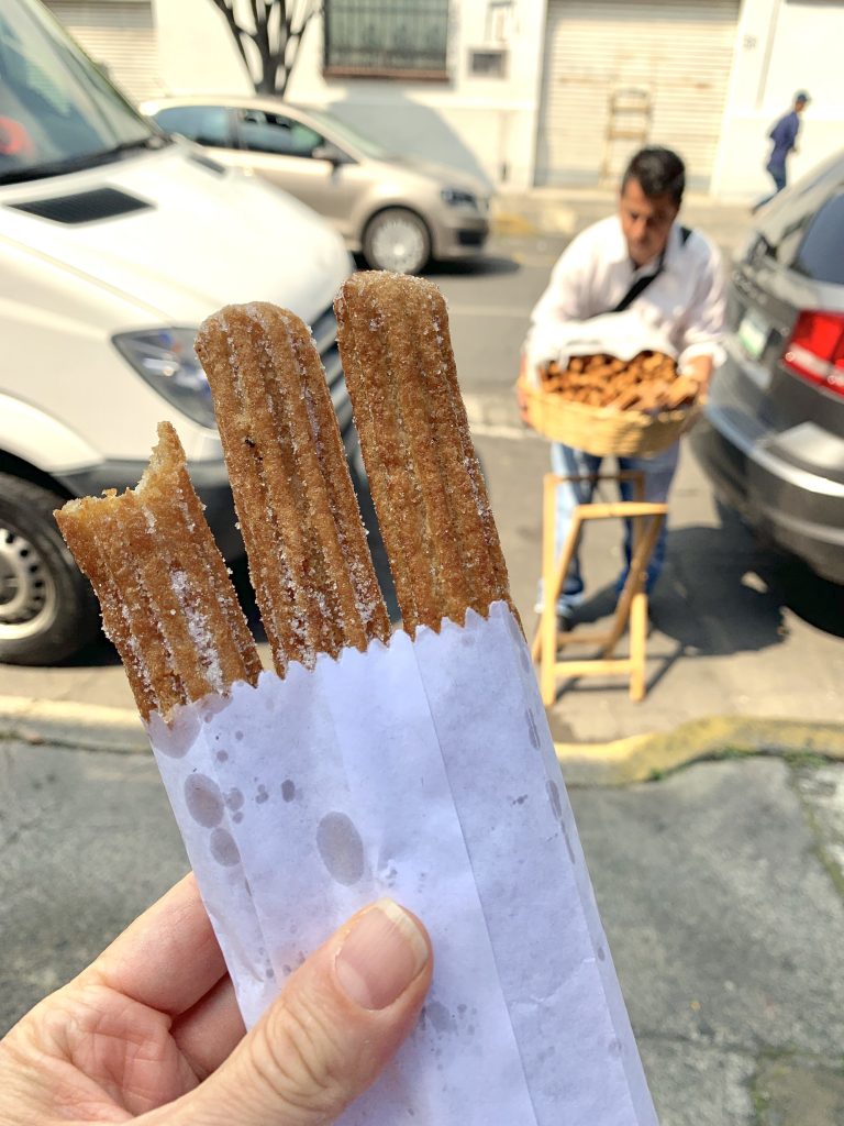 Churros, Coyoacan, Mexico ©2019, Cyndie Burkhardt