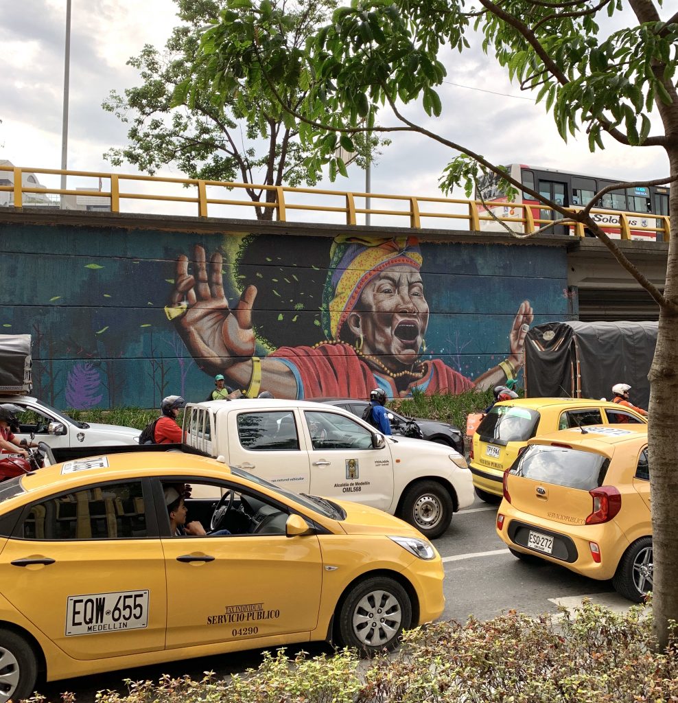 Graffiti art in Medellin, Colombia ©2019, Cyndie Burkhardt