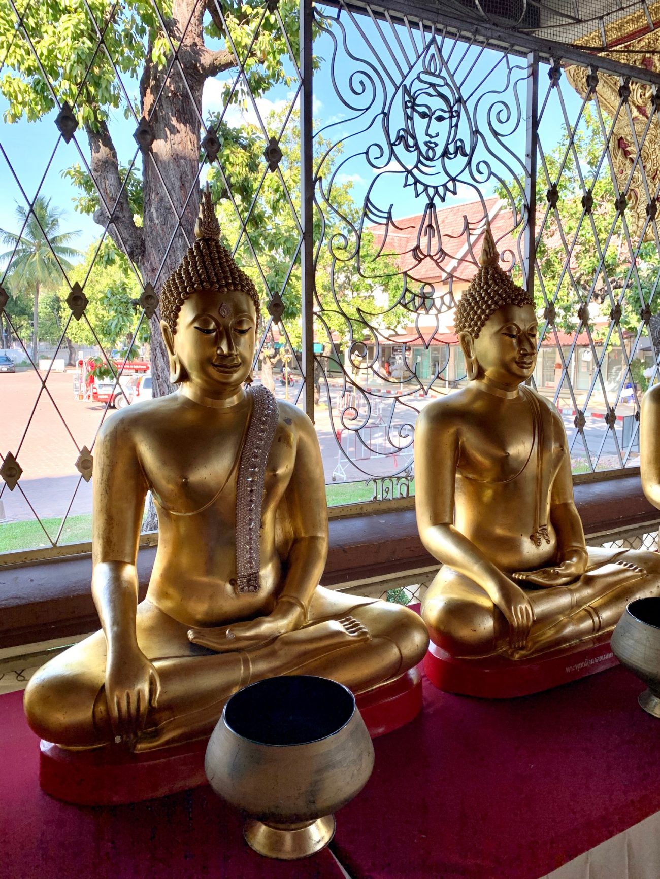 Budda statues, Chiang Mai, ©2019, Cyndie Burkhardt