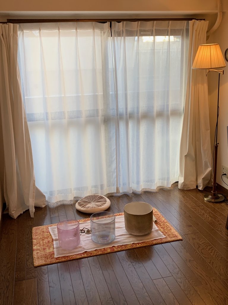 Sound healing, Kyoto, Japan ©2020, Cyndie Burkhardt.