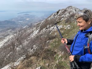 Milena Šijan on Mosor Mountain, Split Croatia ©2020, Cyndie Burkhardt.