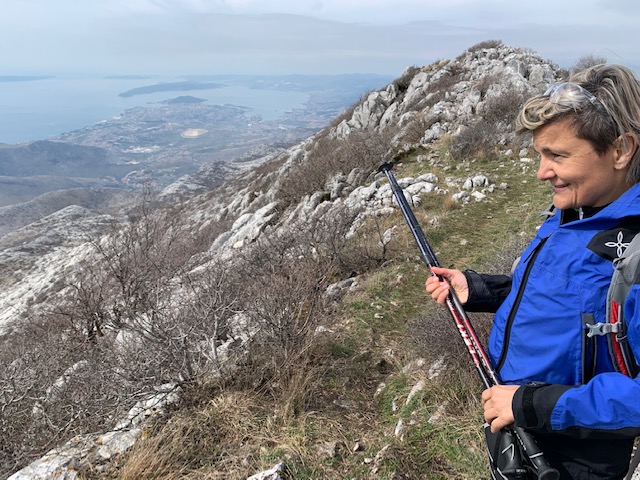 Milena Šijan on Mosor Mountain, Split Croatia ©2020, Cyndie Burkhardt.